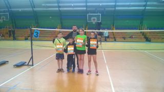 Badmintonowe złoto,  srebro i brąz w turnieju Dzieci i Żaków