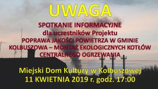 Spotkanie informacyjne dla uczestników projektu