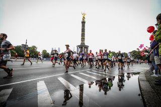 Dawid Poborca na Maratonie w Berlinie