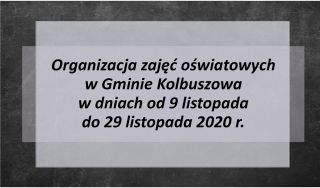 Organizacja zajęć oświatowych