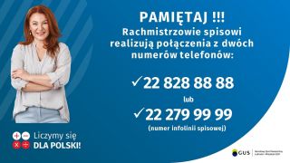 Rachmistrzowie spisowy rozpoczęli pracę!