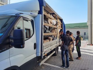 Delegacja z darami z Ploërmel we Lwowie