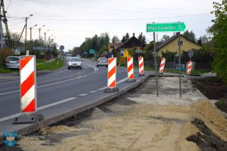 Budowa chodnika na odcinku Zarębki-Kolbuszowa Dolna