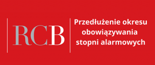 Przedłużenie obowiązywania stopni alarmowych