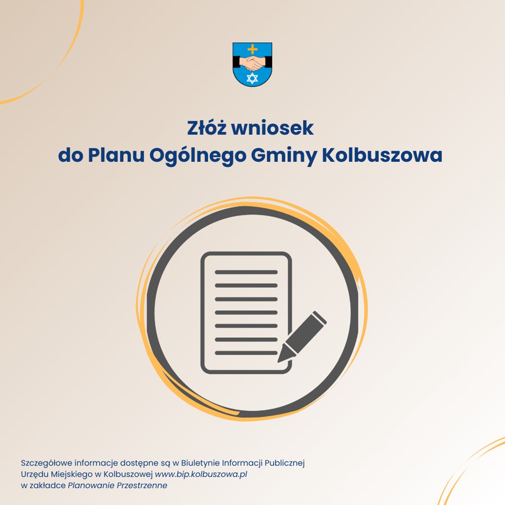 Dodatkowy termin składania wniosków do Planu Ogólnego Gminy Kolbuszowa