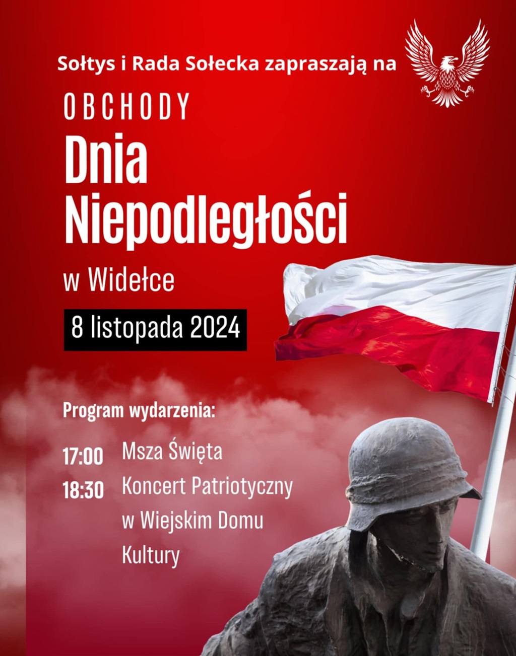 Obchody Święta Niepodległości w Widełce