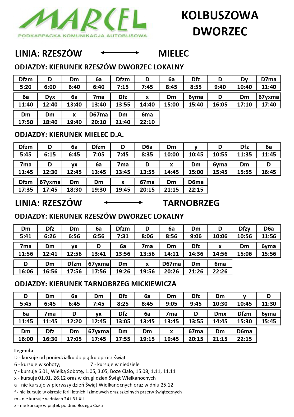 Zmiany w realizacji kursów autobusowych od 1 września 2025 r.