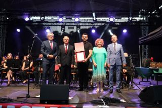 Jubileusz 75-lecia Orkiestry Dętej MDK podczas Festynu z Sokołem i Orkiestrami 