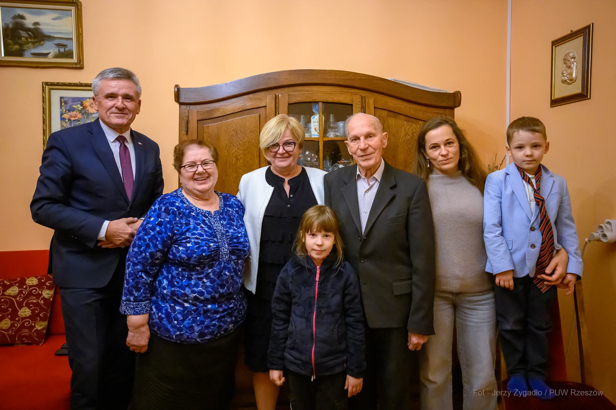 Spotkanie Wojewody Podkarpackiego i Burmistrza Kolbuszowej z ppor. Franciszkiem Batorym 