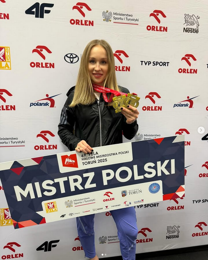 Magdalena Niemczyk podwójną halową mistrzynią Polski na 200 metrów