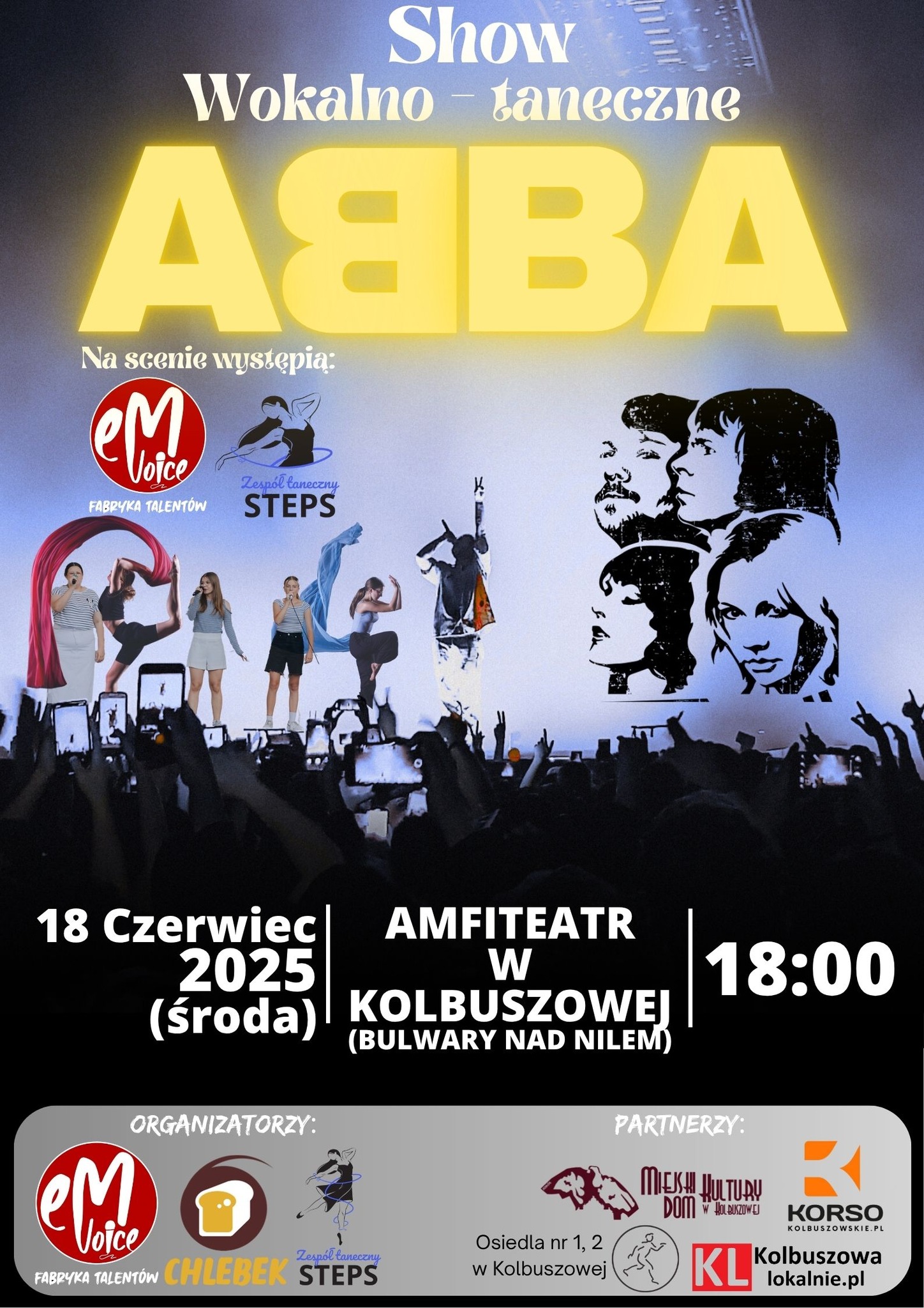 Show wokalno-taneczne na bulwarach nad Nilem 