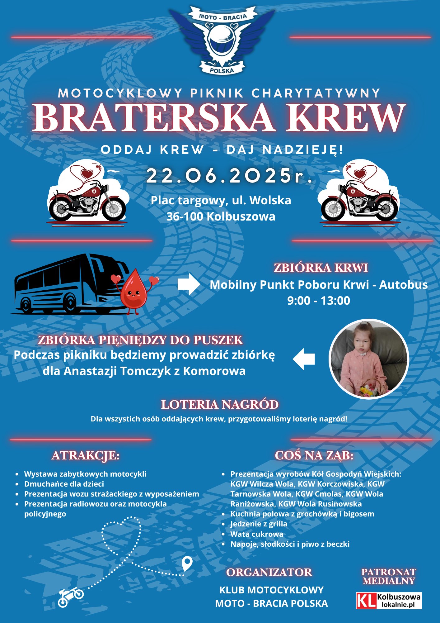 Motocyklowy Piknik Charytatywny „Braterska Krew”
