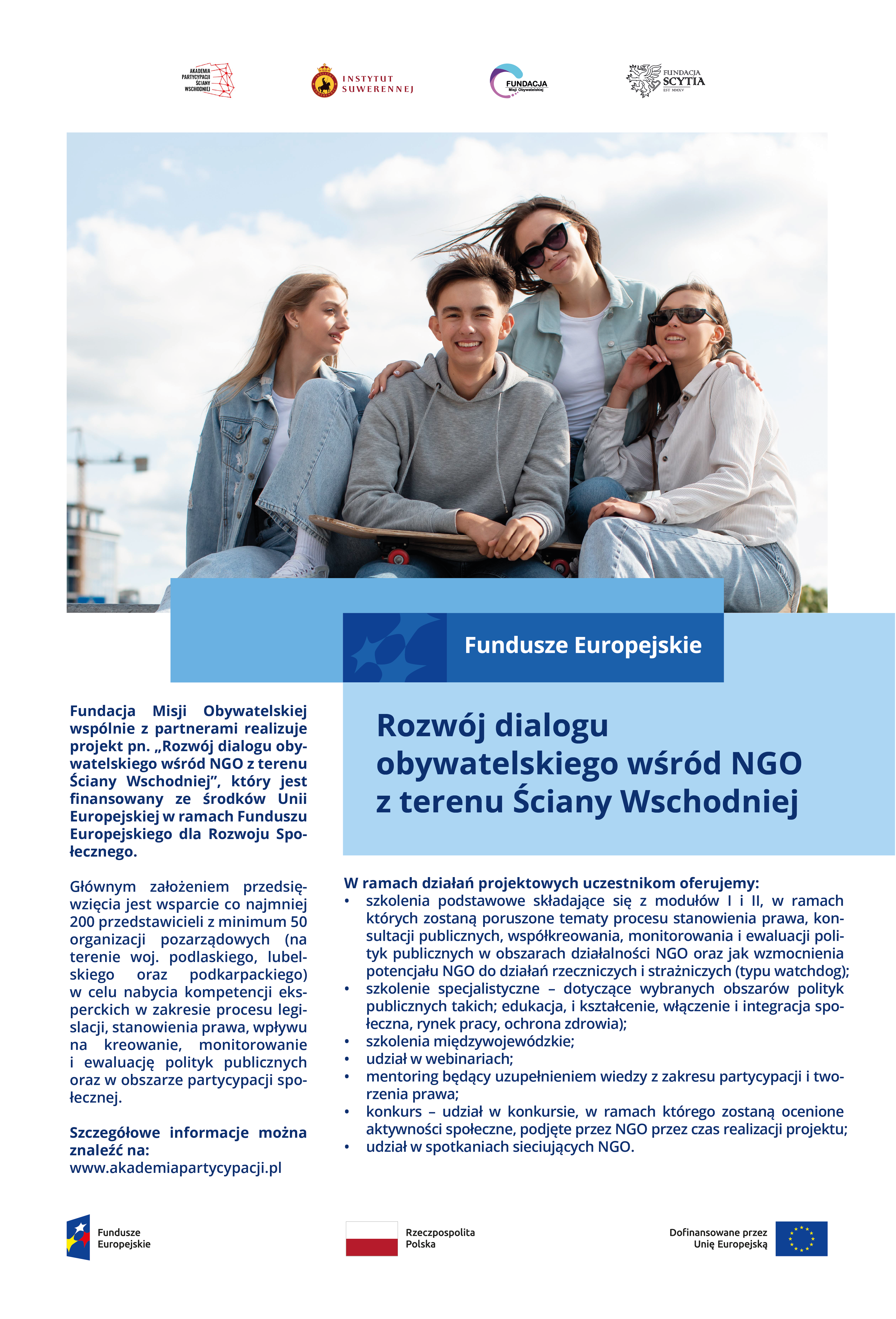 Rozwój dialogu obywatelskiego wśród NGO z terenu Ściany Wschodniej