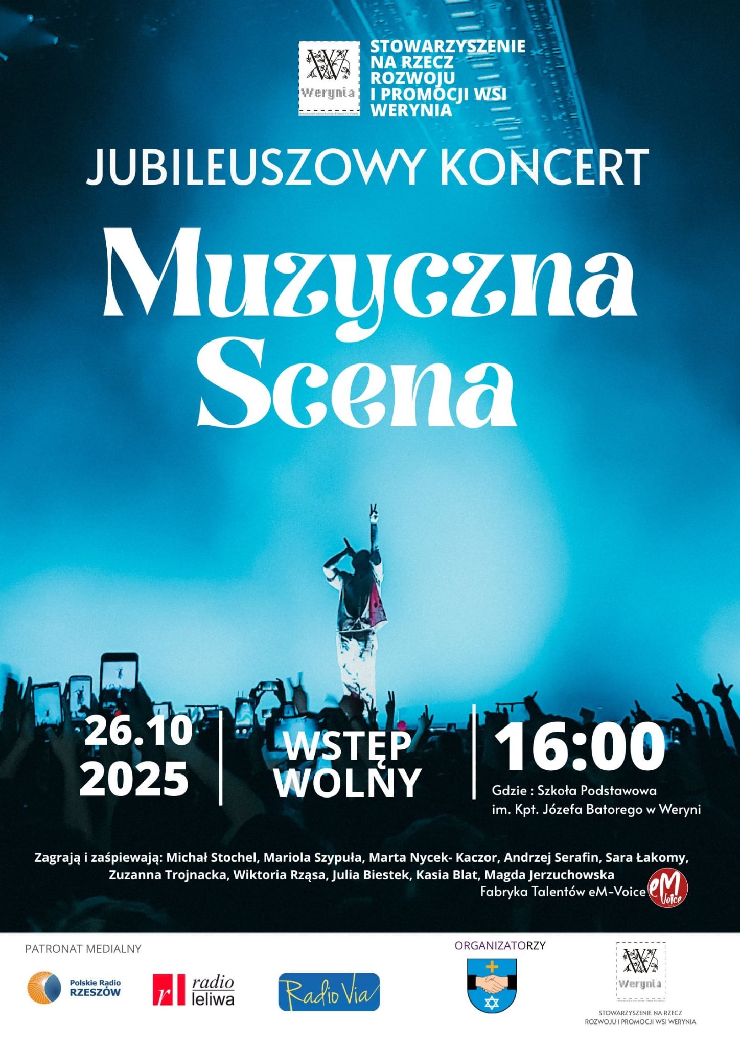 Koncert jubileuszowy w Weryni 