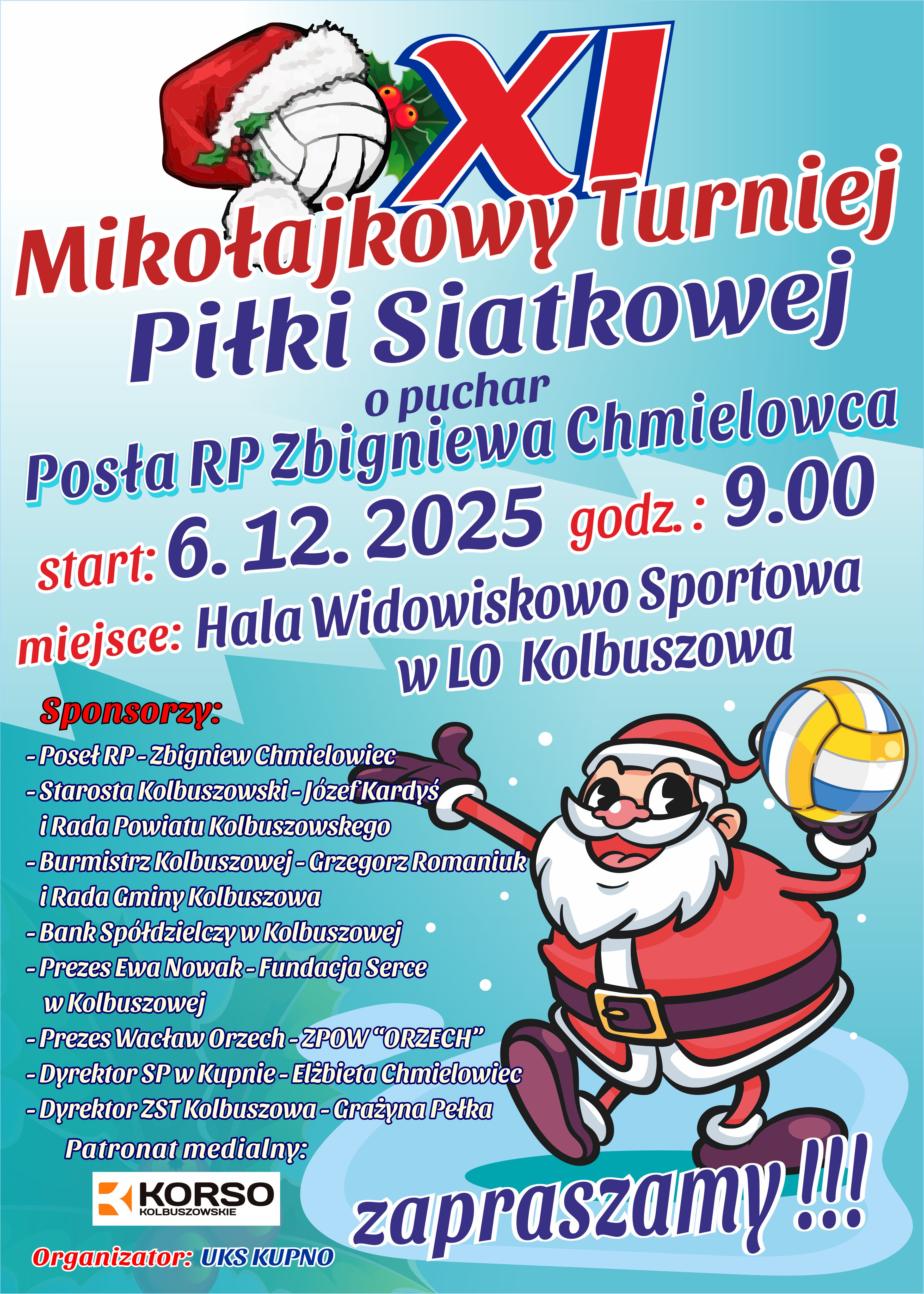 XI Mikołajkowy Turniej Piłki Siatkowej 