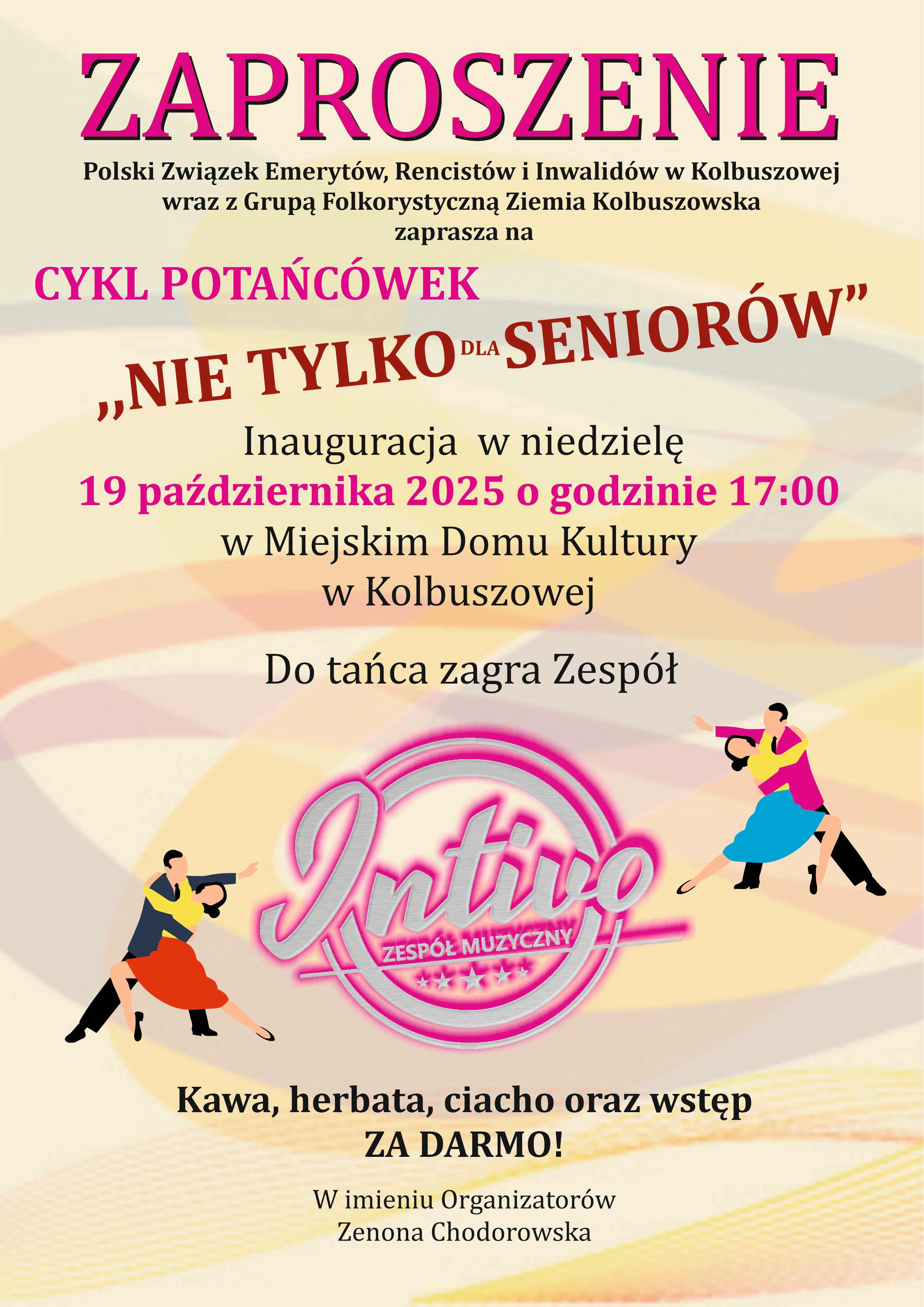 Cykl potańcówek „NIE TYLKO DLA SENIORÓW”