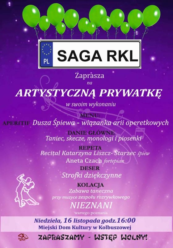 Artystyczna Prywatka z zespołem SAGA RKL