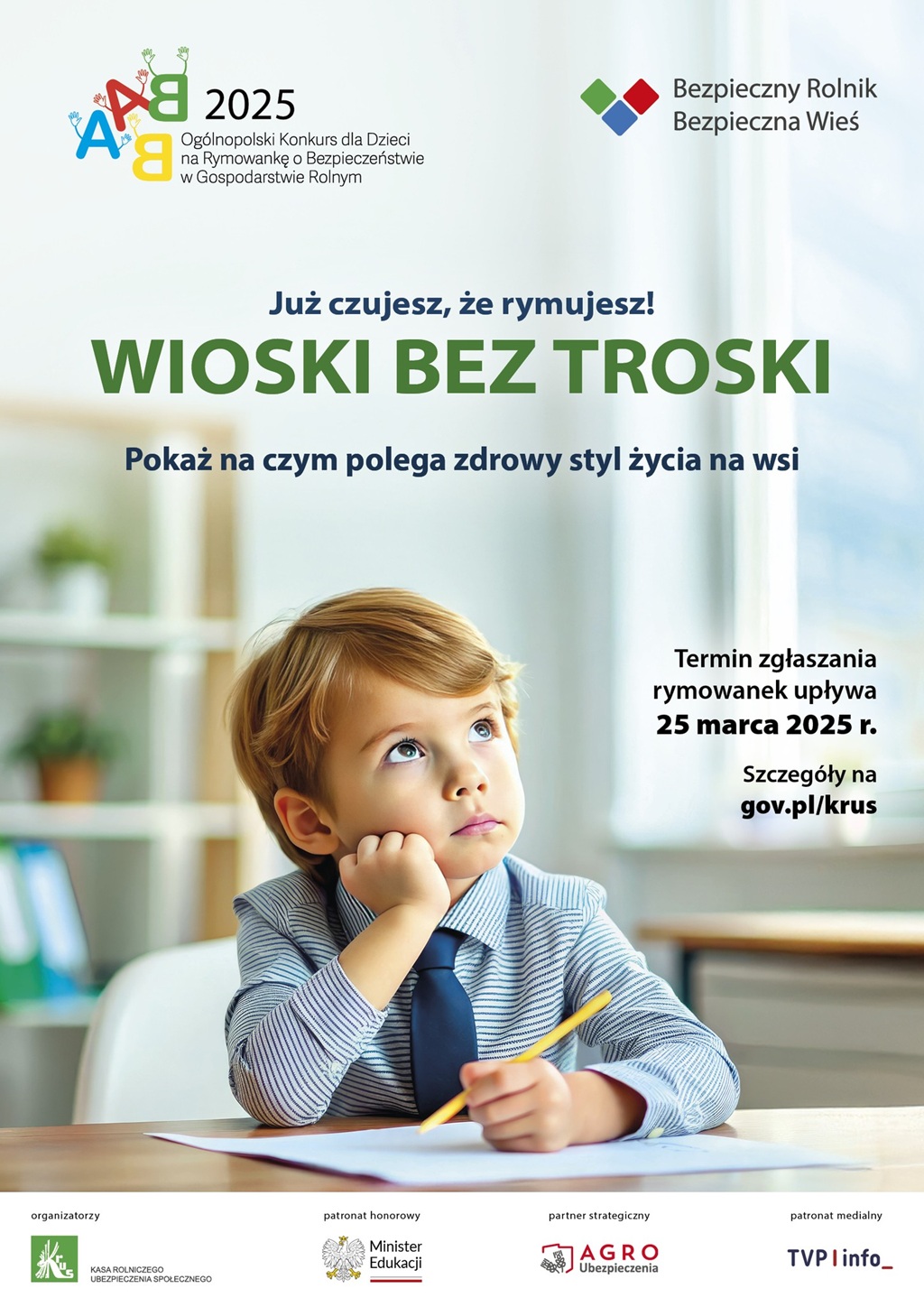 Konkurs KRUS pn. „Wioski bez troski” 