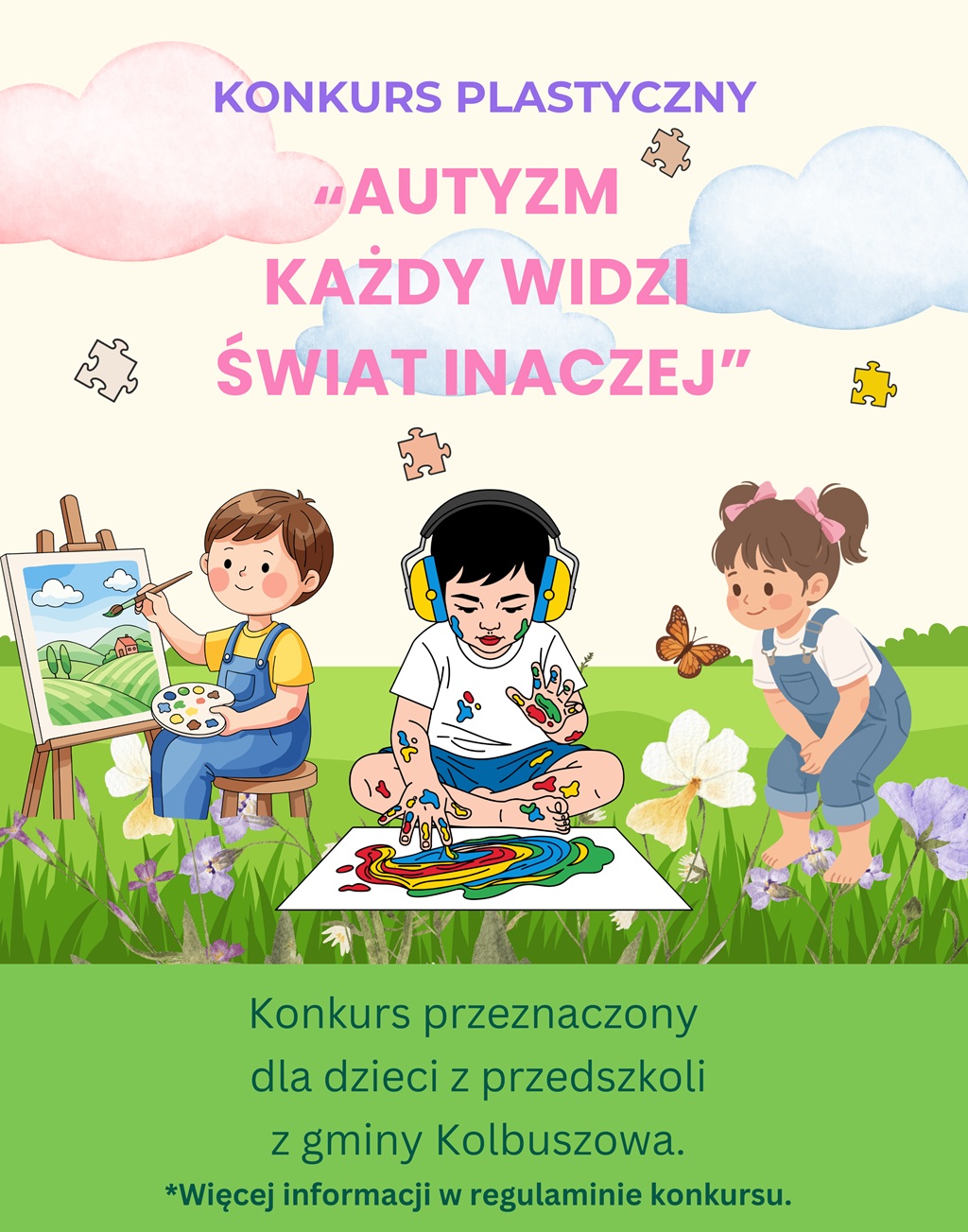 Konkurs plastyczny „Autyzm – każdy widzi świat inaczej”