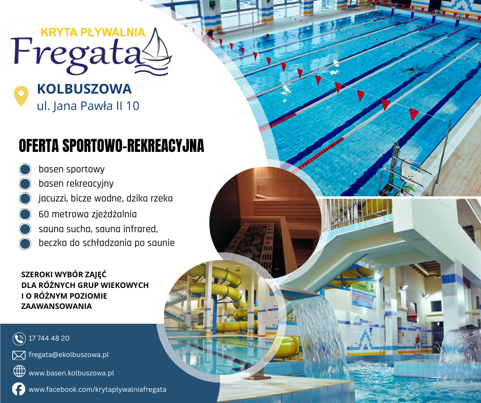 Oferta Krytej Pływalni Fregata w Kolbuszowej