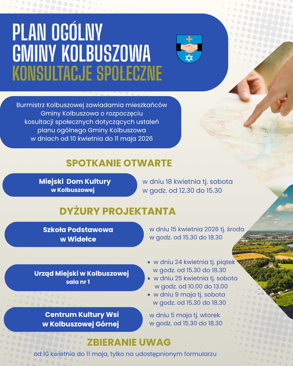 Plan ogólny Gminy Kolbuszowa – konsultacje społeczne