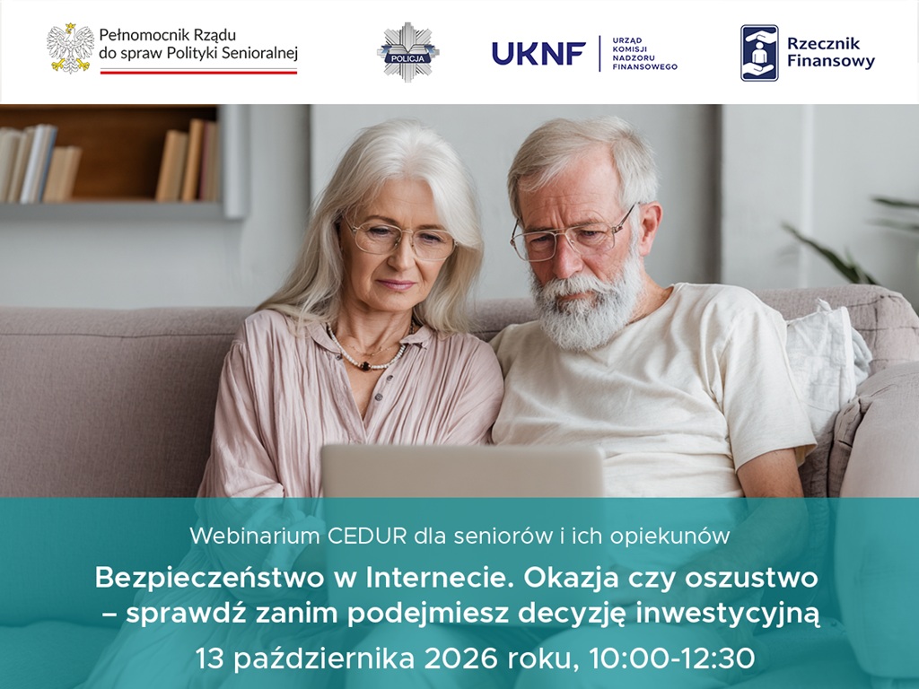 Webinarium dla seniorów