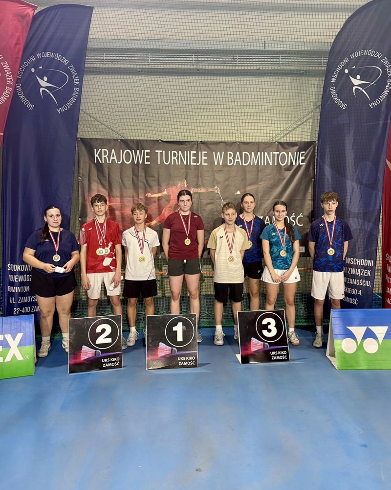 Sukcesy badmintonistów klubu Wilga Widełka