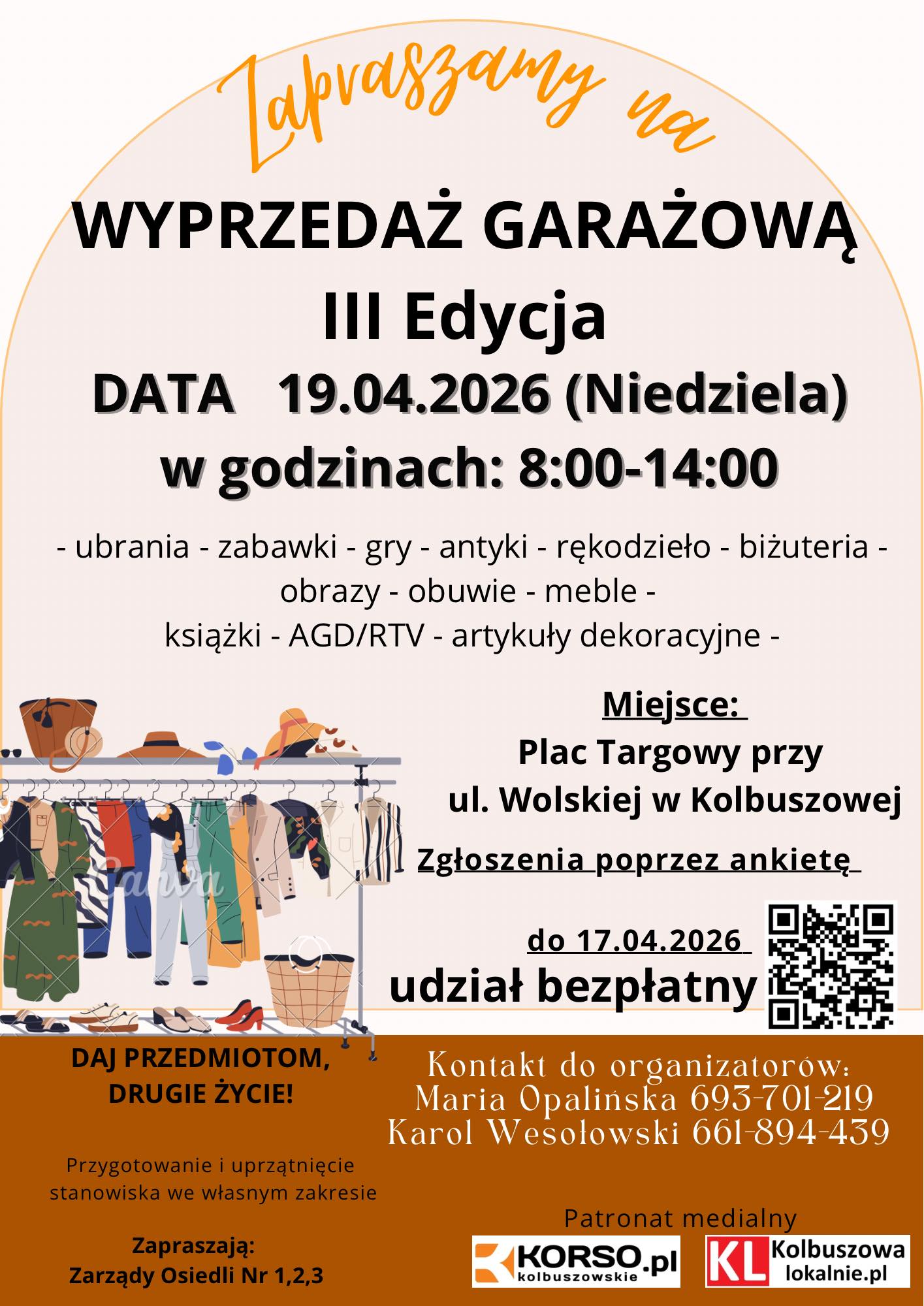 III Wyprzedaż Garażowa w Kolbuszowej