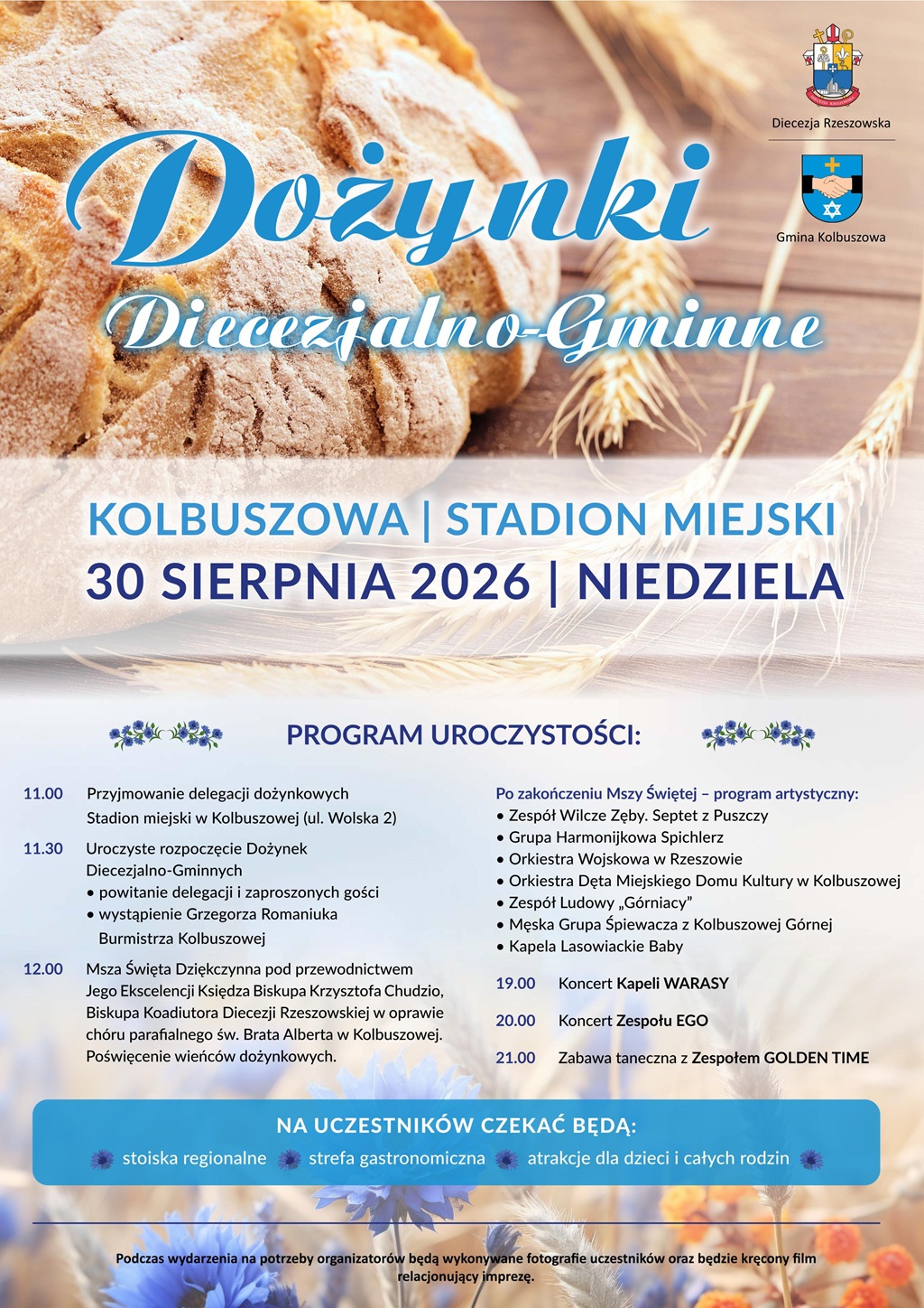 Dożynki Diecezjalno-Gminne 2026 w Kolbuszowej