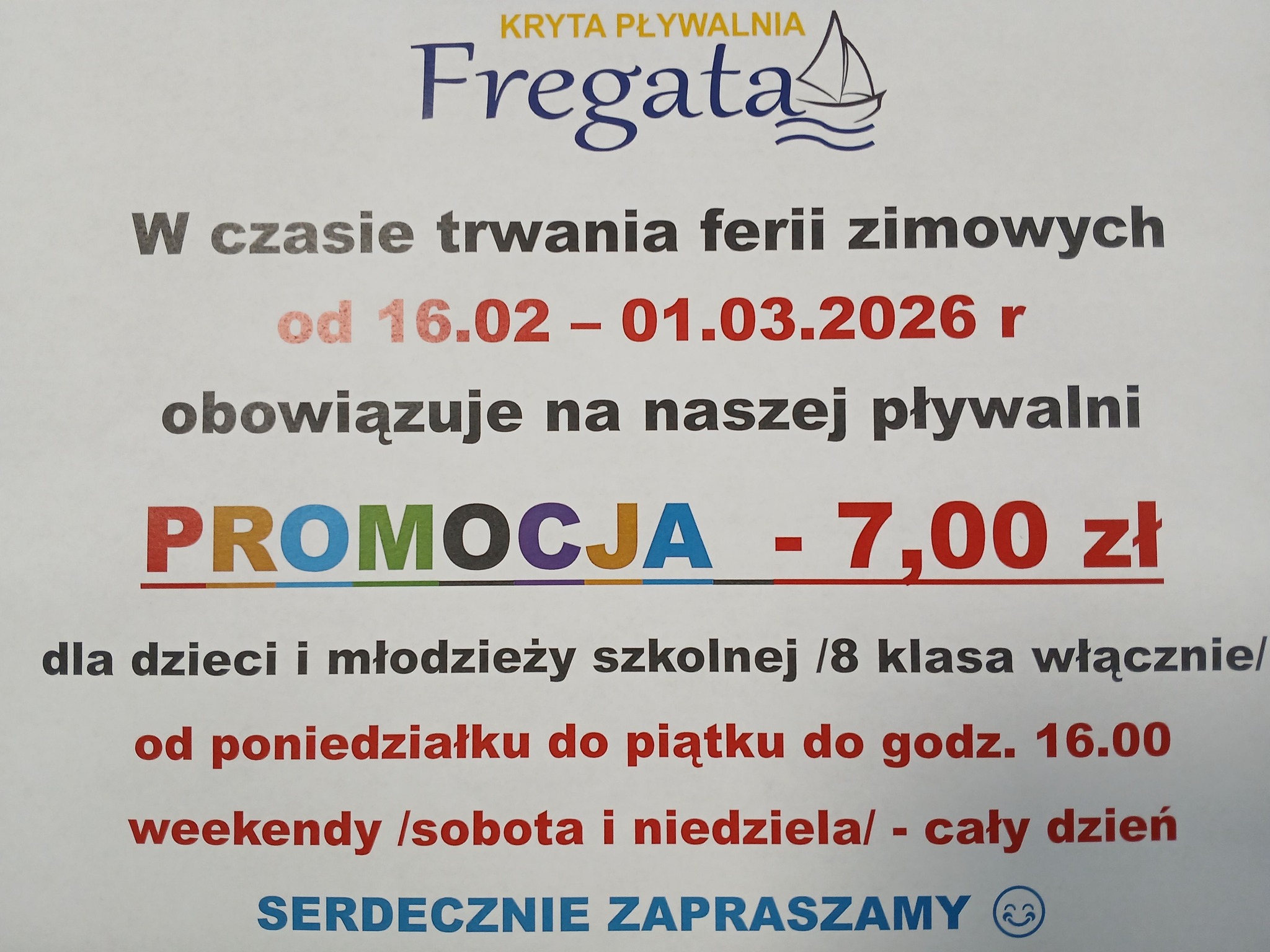 Ferie zimowe na sportowo z „Fregatą” 