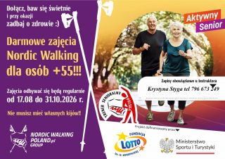 Bezpłatne zajęcia Nordic Walking 