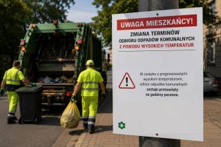 Komunikat - Zmiana terminów odbiorów odpadów komunalnych