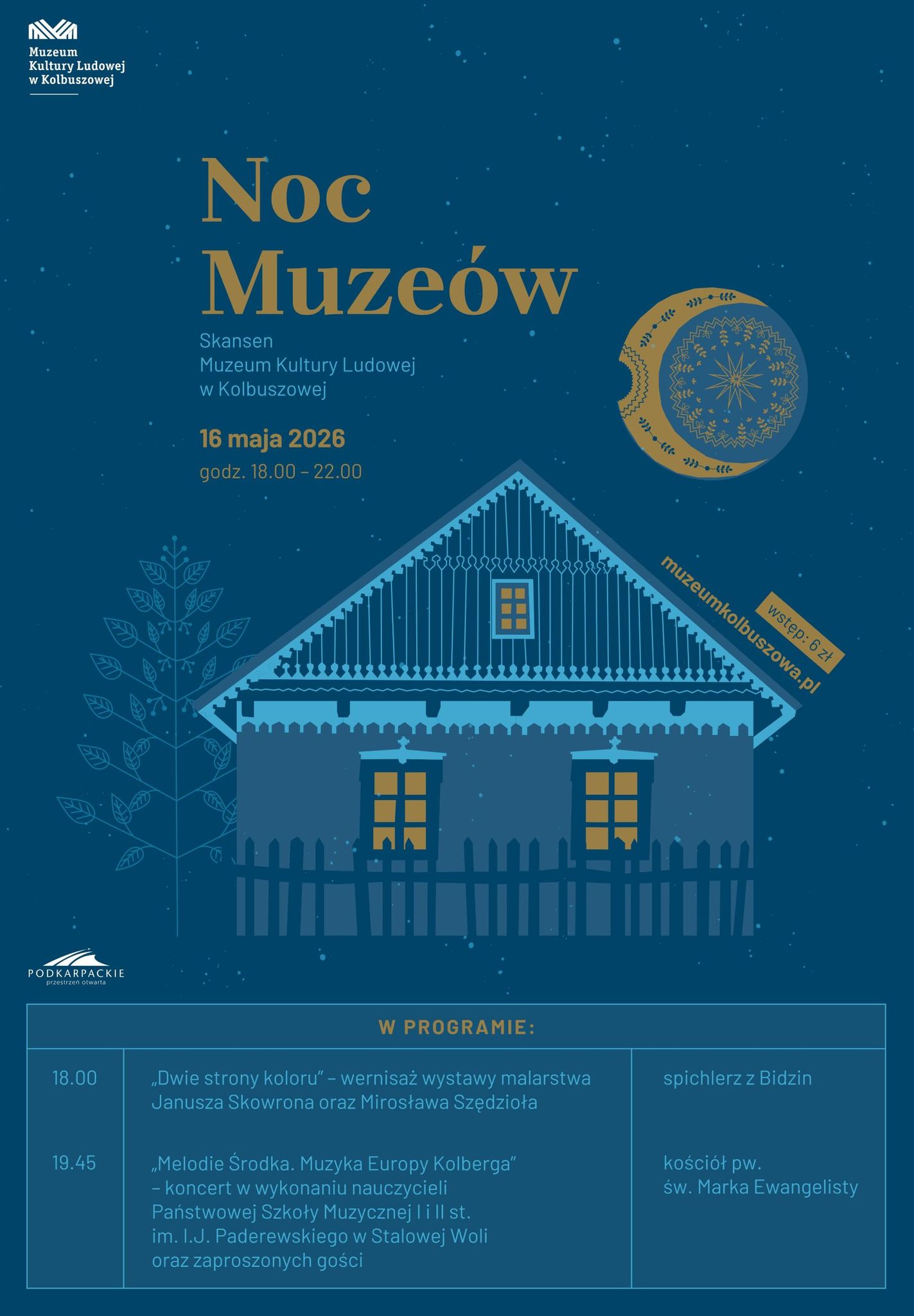 Noc muzeów w skansenie w Kolbuszowej