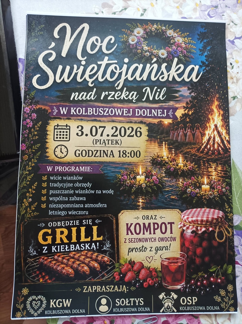 Noc świętojańska nad rzeką Nil 