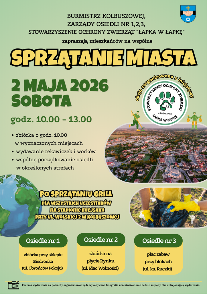 Wspólne sprzątanie miasta 