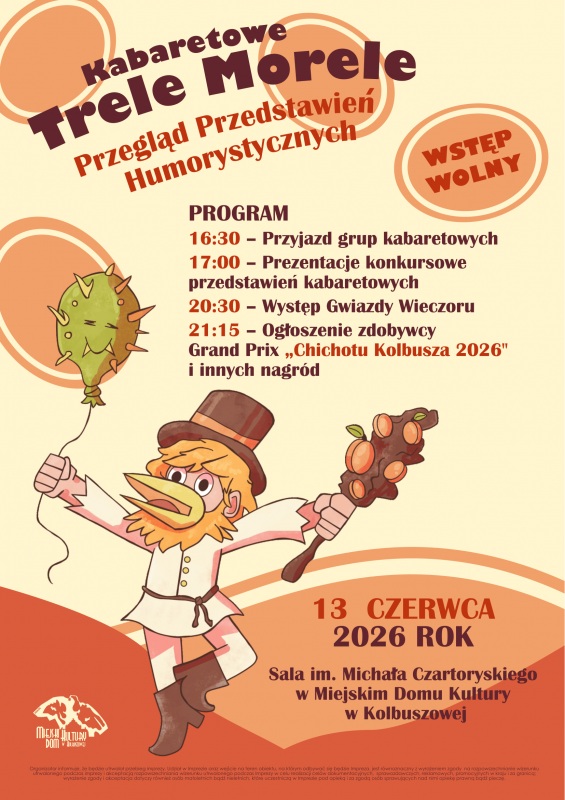 Kabaretowe Trele Morele – zgłoszenia! 