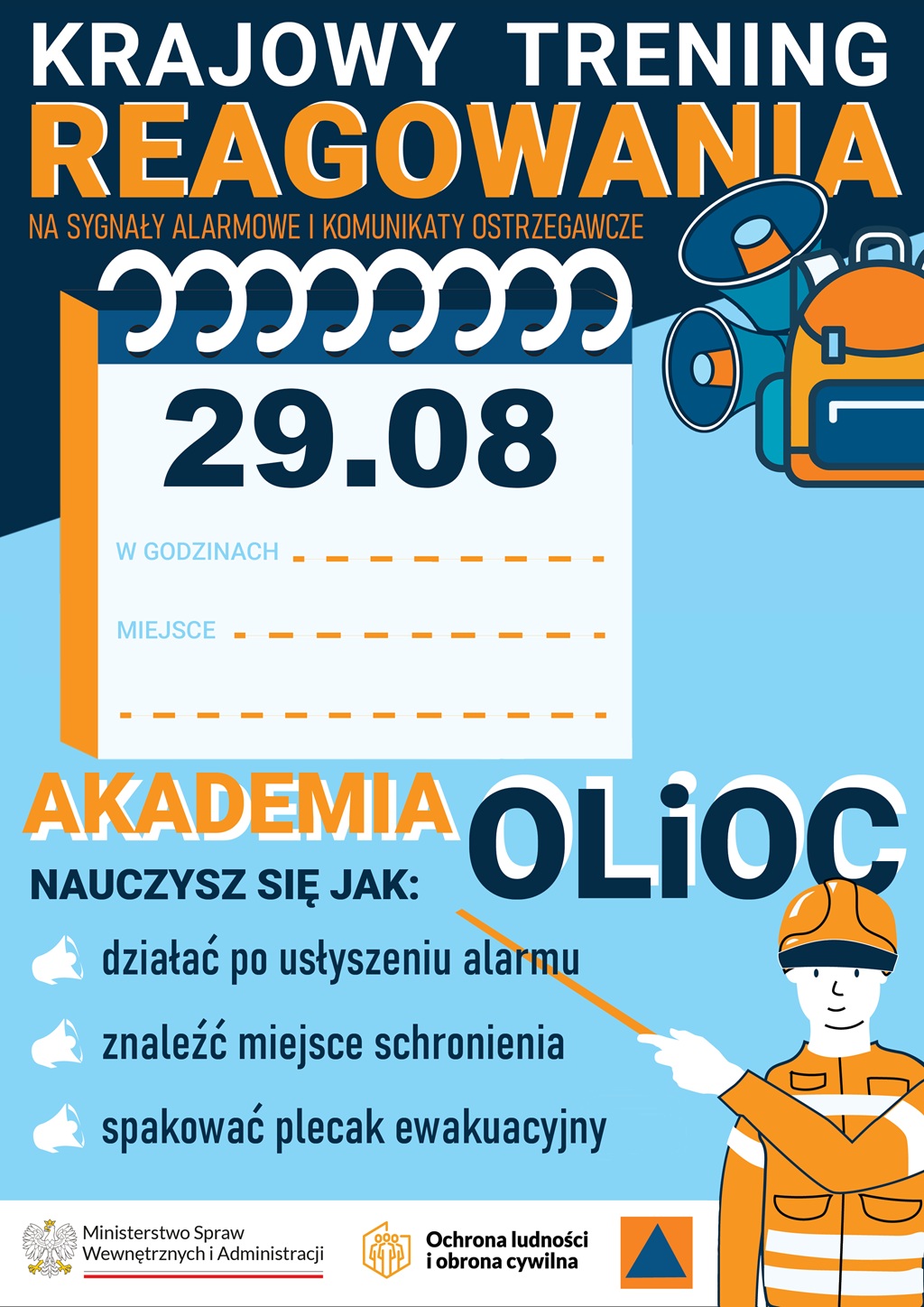 Krajowy Trening Reagowania – 29 sierpnia 2026 r.