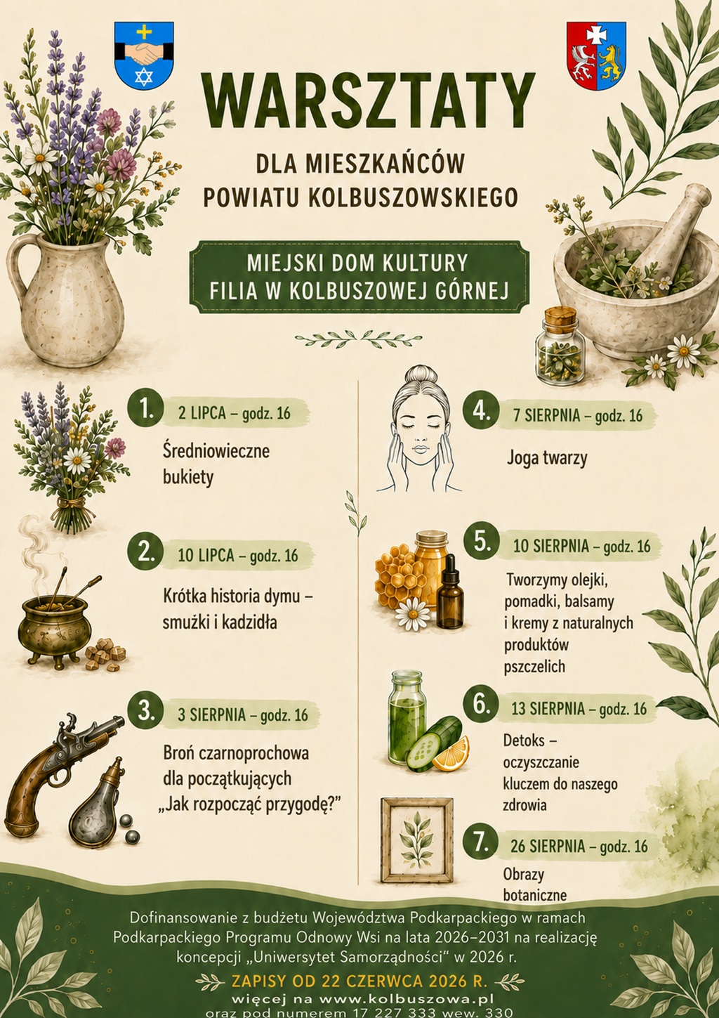Warsztaty dla mieszkańców powiatu kolbuszowskiego