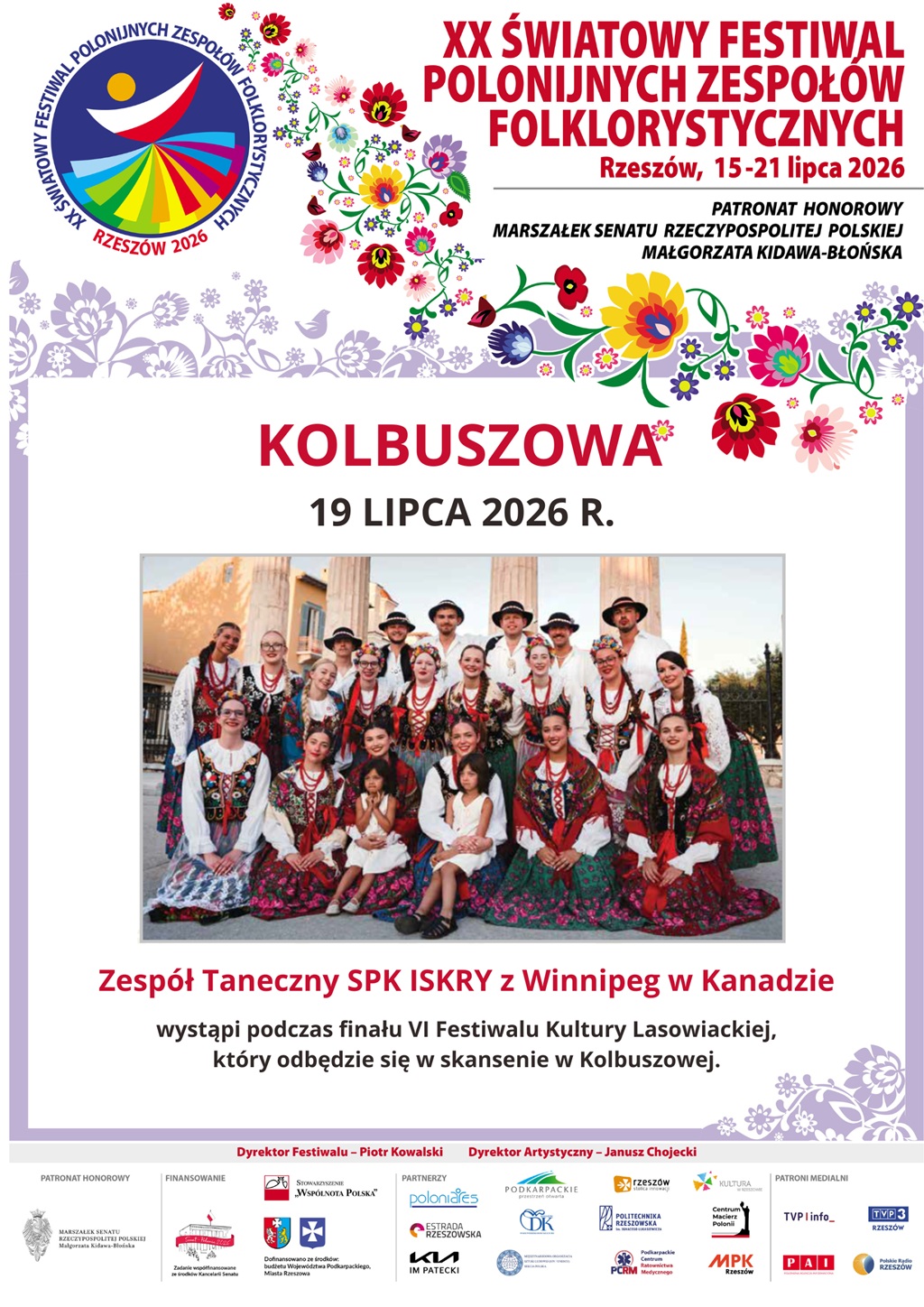 Kolbuszowa będzie gościć zespół polonijny ISKRY z Kanady