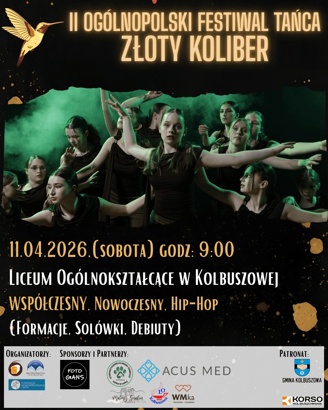 II Ogólnopolski Festiwal Tańca Złoty Koliber